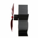 IPRee 7.8Inch 1100RPM Silent 4 Blade Stove Fan Fireplace Fan Fire Heat Powered Saving Fan