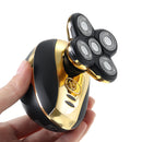 5 In 1 LED Electric Hair Beard Shaver Cordless Rechargeable Waterproof Bald Head Trimmer Razor with 5 Heads
