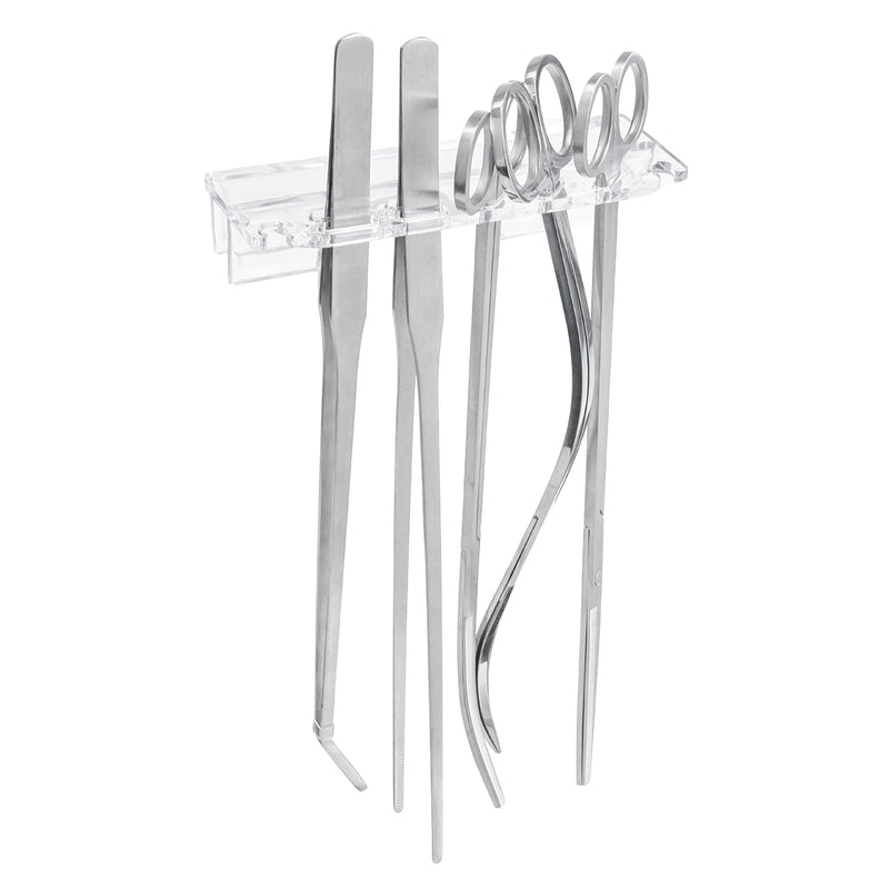 Stainless Steel Aquarium Tools Aquascaping Tank Aquatic Plant Tweezers Scissors