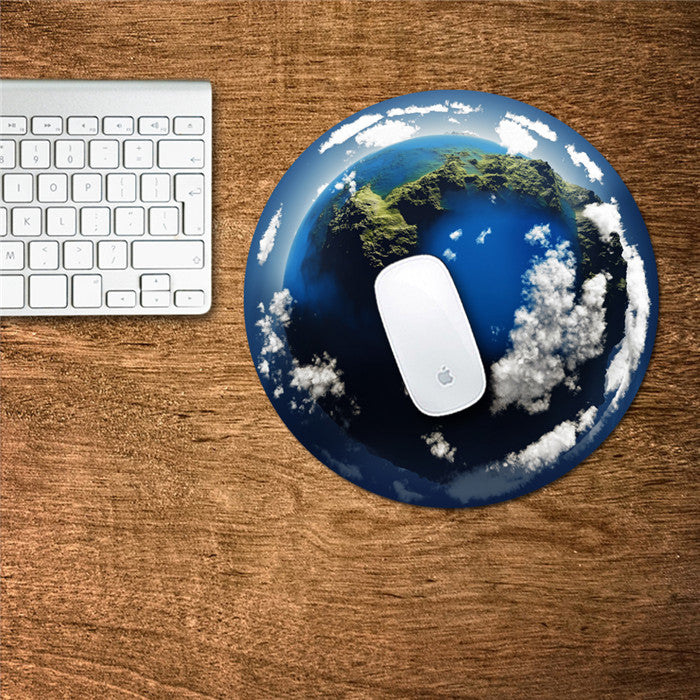 Mouse Pad Decals Mat Sticker PAG Waterproof Removable Desk Stickers Globe Home Decor Gift