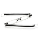 360 Degree Rotating Folding Reading Glasses Unisex Mini Reading Glasses With Clothes Hook