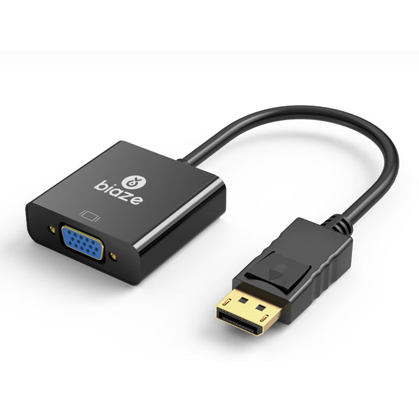 Biaze ZH33-PC Full HD 1080P DP DisplayPort to VGA Converter Video Adapter Cable