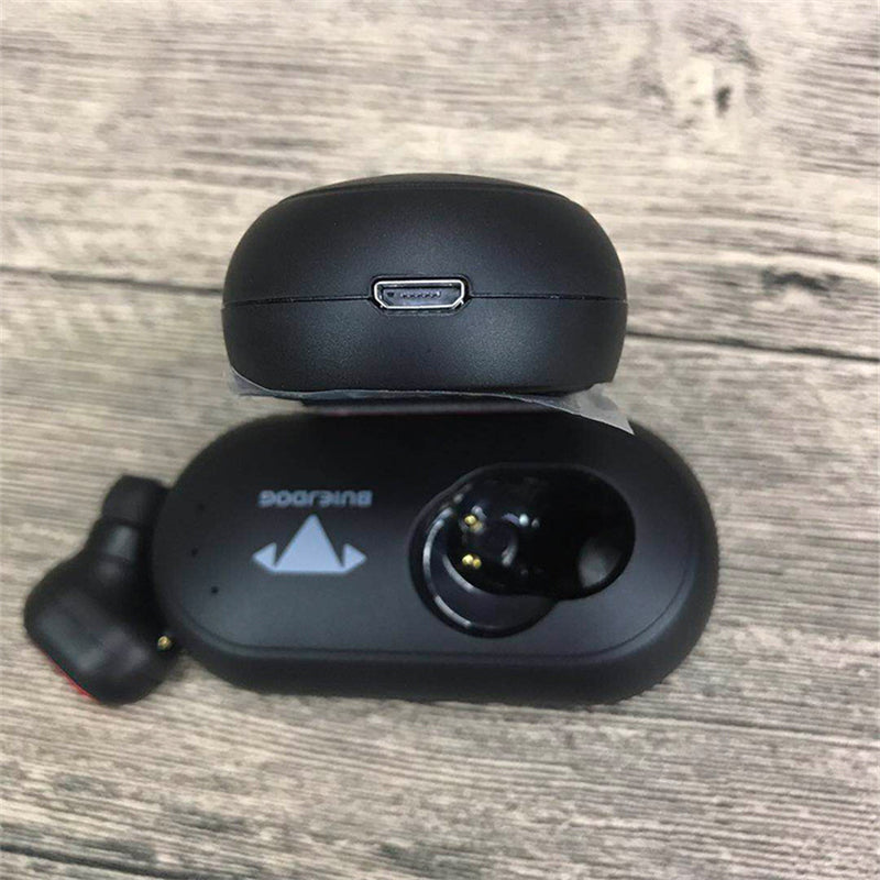BUlEJDOG Solar Energy Car Wireless bluetooth Earphone Magnet Charging Dual Noise Cancelling Earphone
