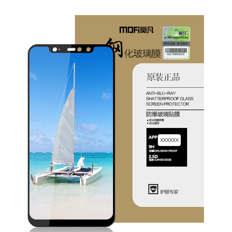 MOFI 9H Anti-explosion Full Cover Tempered Glass Screen Protector for Xiaomi Redmi Note 6 Pro