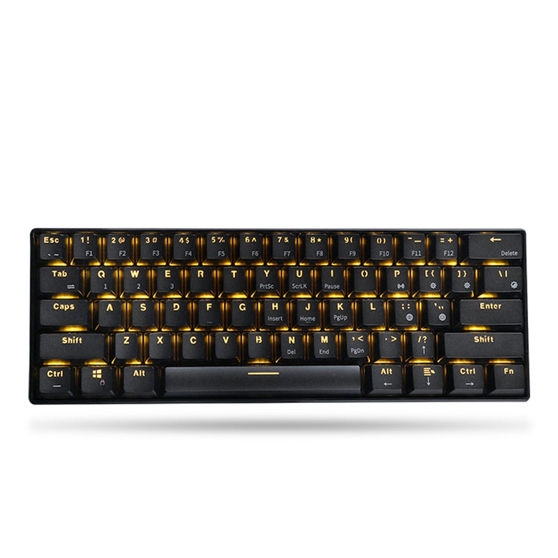Maibenben DMK01 61 Keys bluetooth 3.0 USB 2.0 Dual Mode Red Switch RGB Mechanical Gaming Keyboard