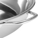 38cm Stainless Steel Twin Double Hot Pot Cookware Shabu Induction Compatible