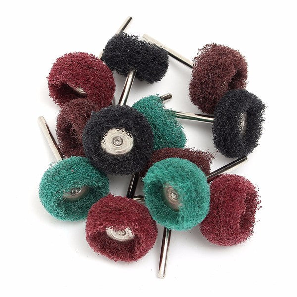 12pcs Grinding Buffing Polishing Wheel 25mm Abrasive Wheel Set For Rotary Tool