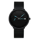 CRRJU 2258 Simple Dial Color Bright Needle Day Display Fashion Men Quartz Watch