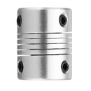 Machifit 6.35mm x 10mm Aluminum Flexible Shaft Coupling CNC Stepper Motor Coupler Connector