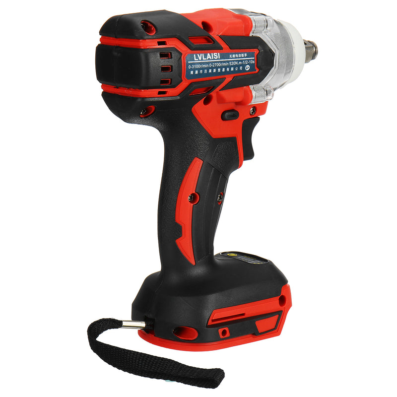 18V 520N.m. Li-Ion Cordless Impact Wrench Driver 1/2'' Electric Wrench Replacement for Makita Battery