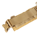 Khaki Tactical Molle Waist Belt Outdoor Camping Hunting CS Adjustable Soft Padded Belt Army Convenient Combat Girdle