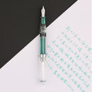 PENBBS 268 Transparent Resin Vacuum Filling Fountain Pen Fine Nib