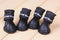 4Pcs/1Set Portable Pet Dog Waterproof Boots Rain Shoes Non-Slip