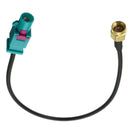 Antenna Adapter Plug Cable Fakra Z (M) to SMA (M) Connector For GSM GPS DAB 25cm