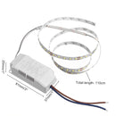Neutral White 4000K 34 LED Strip Light Source DIY for 20x20cm 17W Ceiling Wall Lamp