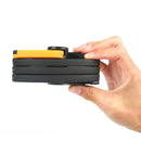 XANES TLL01 3M Reflection Tape Type Folding Bike Lock Rubber Surface Anti-theft Joint Lock For MTB