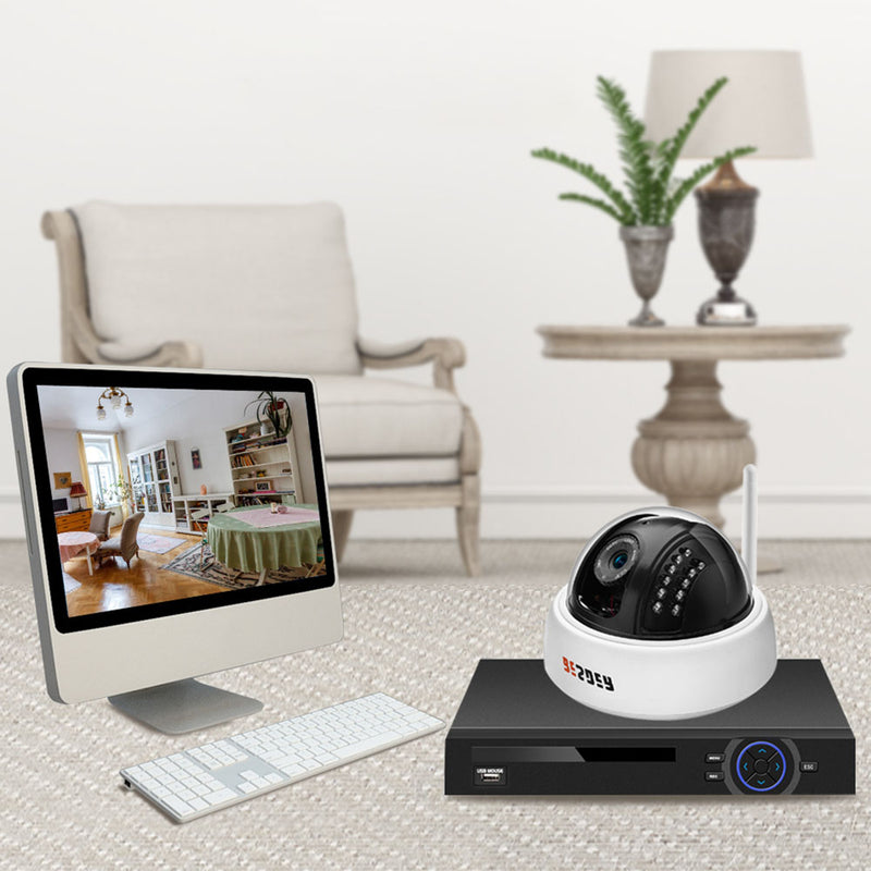BESDER  3022PW-HX201 Audio Wide Angle 1080P WiFi IP Camera Microphone Surveillance Indoor Camera Security Night Vision CCTV Camera