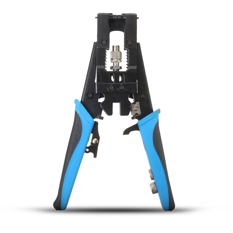 Crimper Pliers Tool Coax Compression Crimping Cable Connectors Wire Plier RG59/RG58/RG6 BNC/RCA/F