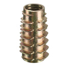 5Pcs M8x25mm Hex Drive Screw In Threaded Insert For Wood Type E