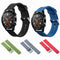 Bakeey Universal 22mm Replacement Silicone Stainless Steel Buckle Watch Band Strap for Huawei Watch GT Smart Watch