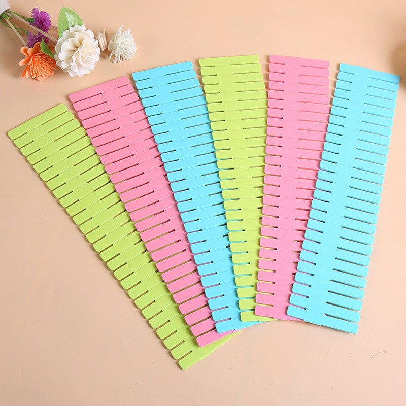 Mrosaa 4pcs/lot DIY Drawer Divider Household Storage Organizer Adjustable Drawer Partition Board Organizer for Socks Underwear Desktop Organizer