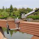 Adjustable Fishing Rod Holder Mount Stainless Steel Pole Bracket Stand Boat Holder