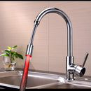 360 Rotation LED Faucet Tap Heads Aerators Water Powered 7 Colors Quick/Slow Flashing