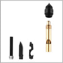 LEOHANSEN T10 1 Pc Defence Tactical Gel Pen Multifunctional Brass Whistle Pen Writing Signing Pen Outdoor Survival Tools