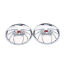 Motorcycle Chrome Speaker Grills Cover For Harley Touring Electra Street Glide 1996-2013
