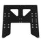 Black/Silver Aluminum Y Carriage Hot Bed Support Plate with Slider for 3D Printer