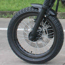 Motorcycle Modified Front Wheel Fender Mudguard Racer Cover Universal Black