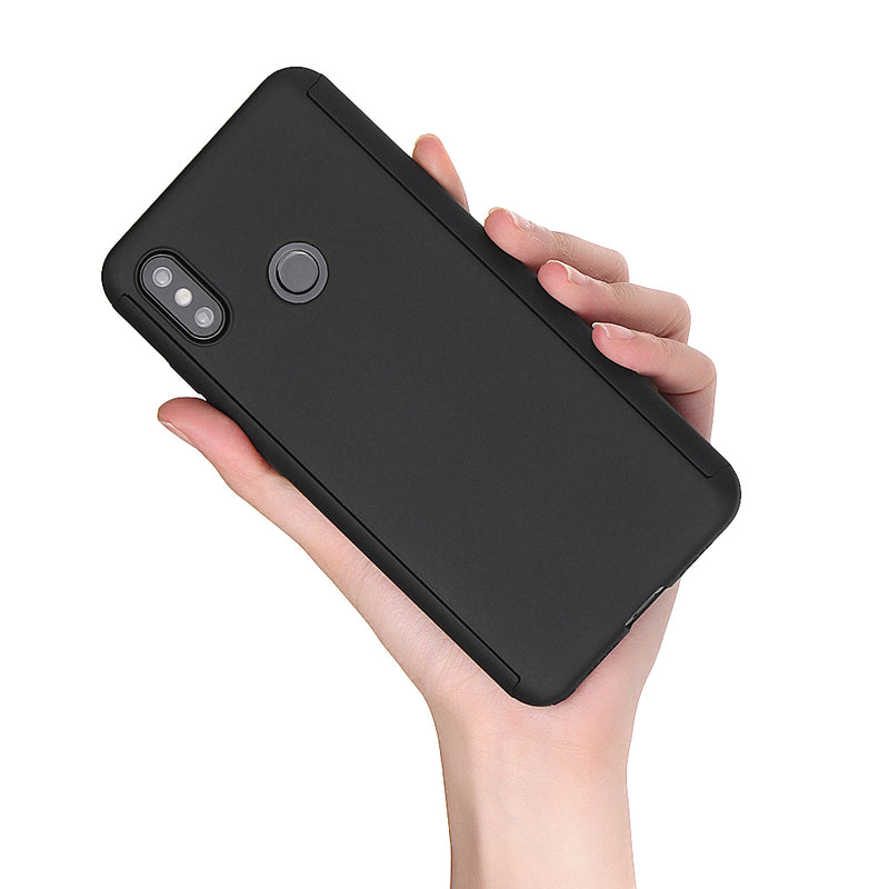Bakeey 2 in 1 Double Dip 360 Full Protection PC With Screen Protector Case for Xiaomi Mi8 Mi 8