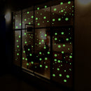 Creative Snow Fluorescent Luminous Paste Stickers Night Light Living Bedroom Decorative Wall Sticker