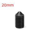 20Pcs Black 12.9 Grade M10 HEX Socket Set Core Point Grub Screws