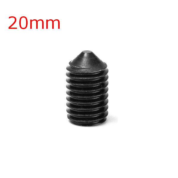 20Pcs Black 12.9 Grade M10 HEX Socket Set Core Point Grub Screws