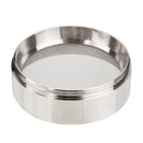 MOHOO Grinder Crusher 4-piece Pollen Scrapers Grinder with Hand Muller Shredder for Dried Spices, Herbs, Spices, 55mm Scraper Silver