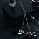 SOMIC M7 HiFi Dual Dynamic Driver Graphene Earphone 3.5mm Wired Control In-ear Heavy Bass Stereo Earbuds Headphone with Mic