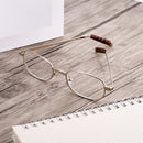 SHUAIDI Hand-carved Mini Portable Reading Glasses Metal Full Frame Resin Presbyopic Glasses 8806