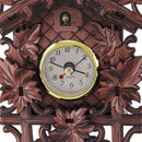 Maple Leaf Black Forest Home Cafe Art Chic Swing Vintage Cuckoo Wall Clock