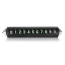Temporary Parking Phone Number Card Plate Full Metal Tungsten Steel Safety Hammer Night Vision Version