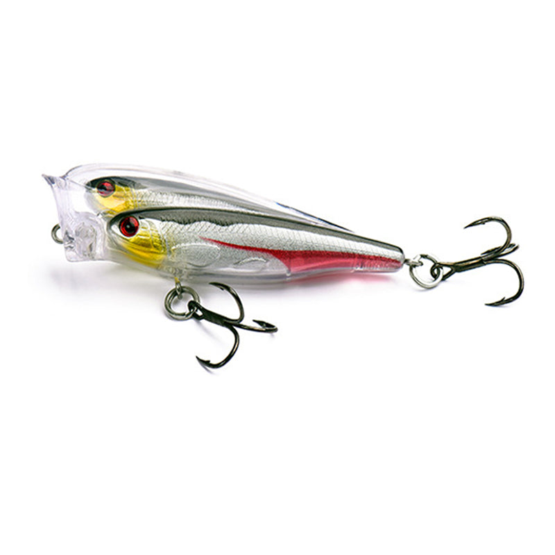 LEO 1PC 7.5CM 12G Popper Fishing Lure 3 Colors Hard Baits Fishing Lure Tackle