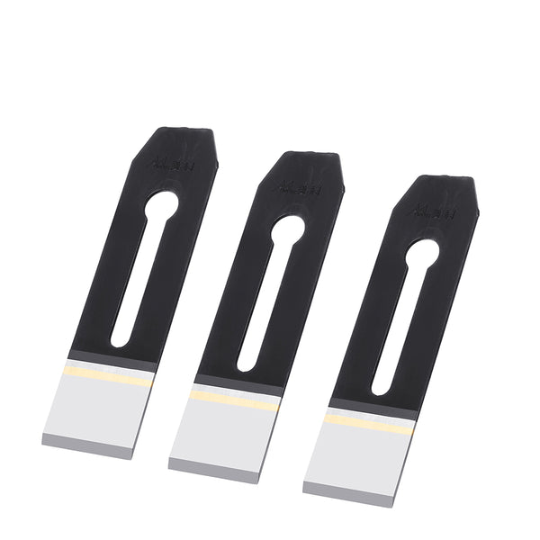 3pcs 51mm High Speed Steel Woodworking Plane Edge Blader Cutter Hand Planer Blade