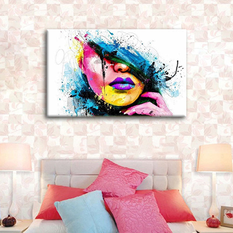 Hand Painted Oil Paintings People Modern Stretched On Canvas Wall Art For Home Decoration