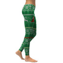 Women Christmas Printed Leggings Yoga Casual Elastic Fitness  Elastic Training Pencil Pants