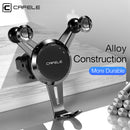 Cafele Aluminum Alloy Gravity Linkage Air Vent Car Phone Holder Car Mount for 4.7-6.5 Inch Smart Phone for iPhone for Samsung Xiaomi