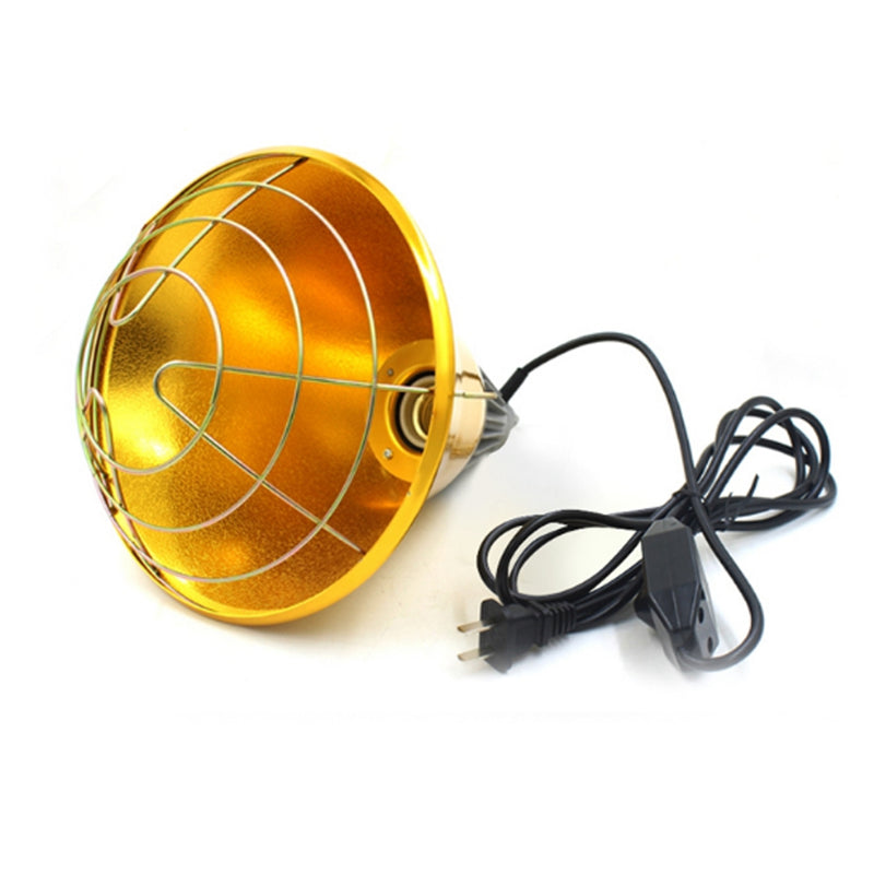 AC220V 250W Poultry Heat Incubator Lamp Infrared Pet Bulb Warm Light + Lampshade for Animals