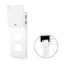 LUSTREON AC110-125V 15A Duplex Decor USB Nightlight Outlet Wall Plate Cover for Light Switches