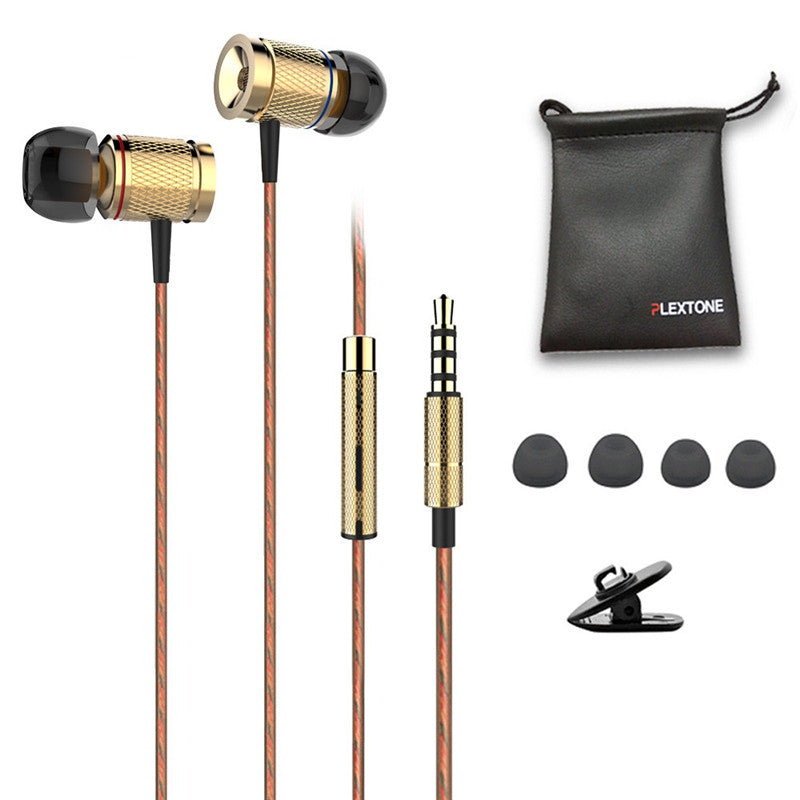 PLEXTONE X53M Magnetic Adsorption 3.5mm Jack Heavy Bass Earphone Headphone for iPhone Samsung Xiaomi