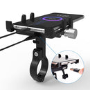 GUB G-91 Anti-Slip 4.0-6.5Inch Universal Bicycle Phone Holder USB Charging Aluminium Alloy Bike Scooter Holder Motorcycle Handlebar Stand Holder