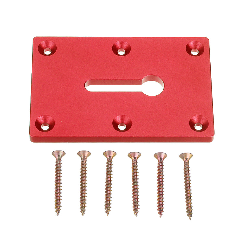 Aluminum Alloy Bench Clamp Plate Clamping Accessories Insert Plate for Kreg Bench Clamp Woodworking Tool